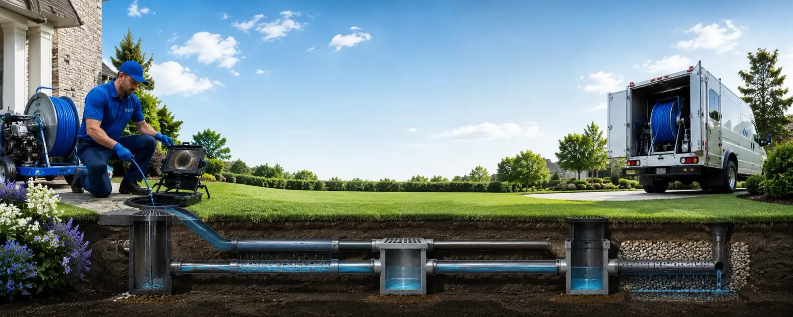 Outdoor drain cleaning information for Lexington, NY